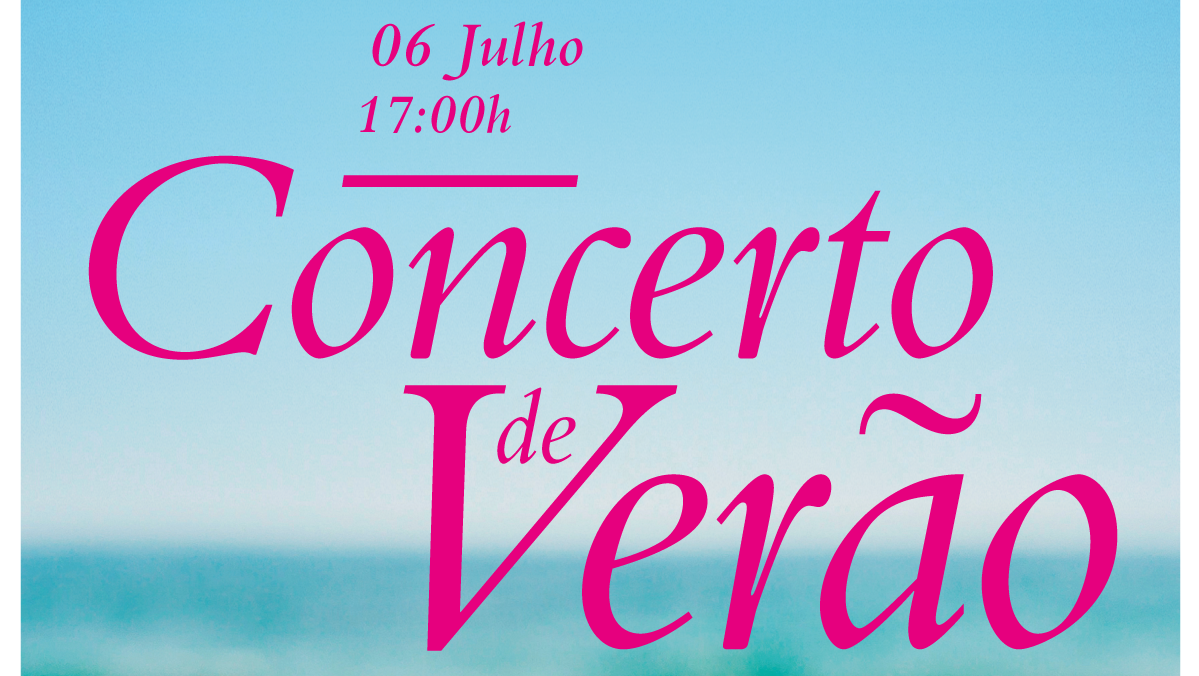 Cartaz concerto de verão