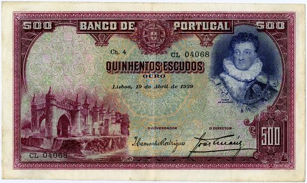 500 escudos  