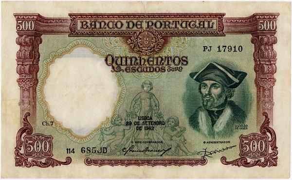 500 escudos  