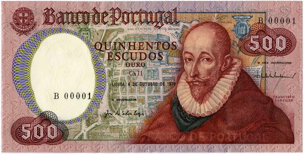 500 escudos  