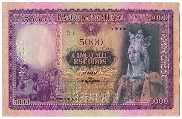 5000 escudos  