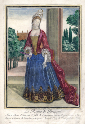 La Reine de Portugal Marie Anne d'Autriche