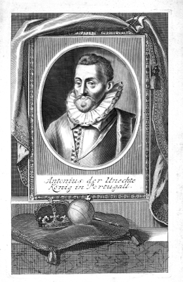 Antonius der Unechte König in Portugall