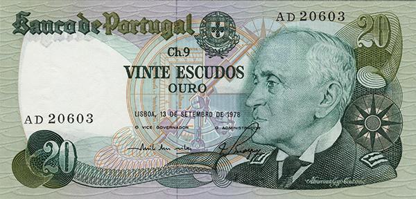 20 escudos  