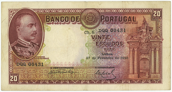 20 escudos